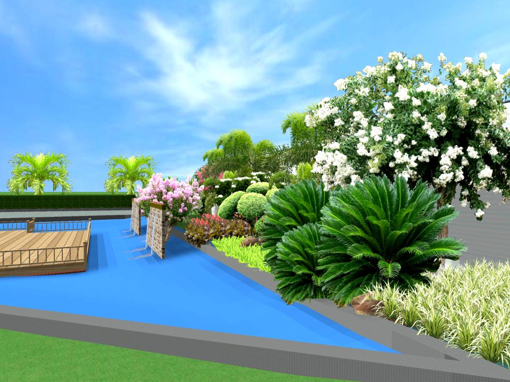 Commercial Landscape 3D Design Riyadh
